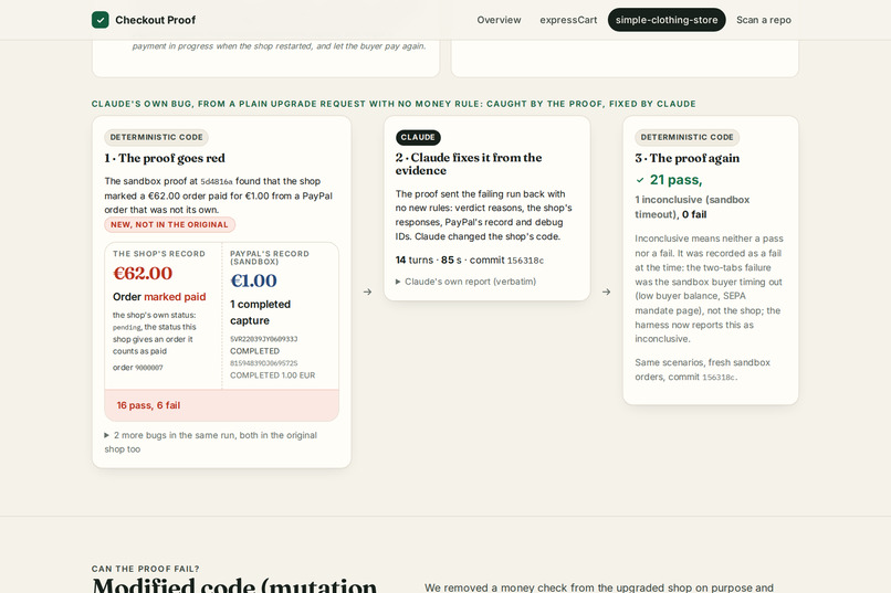 Checkout Proof – screenshot 2
