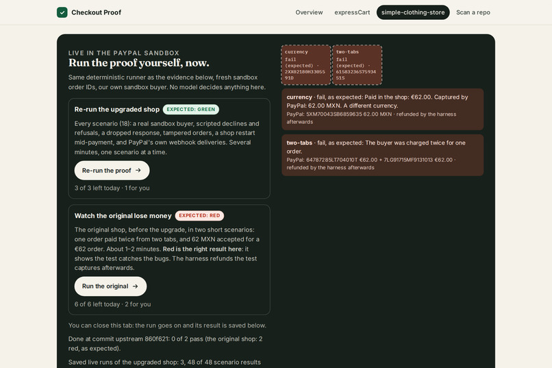 Checkout Proof – screenshot 4