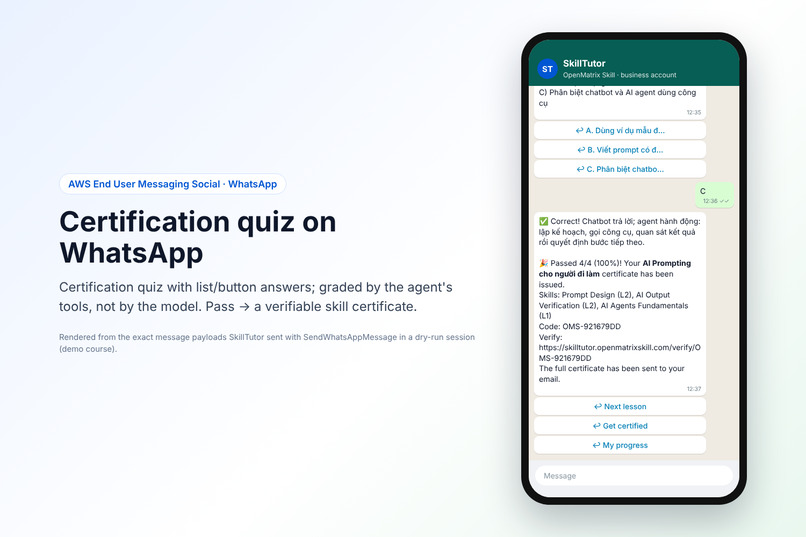 SkillTutor for OpenMatrixSkill – screenshot 8