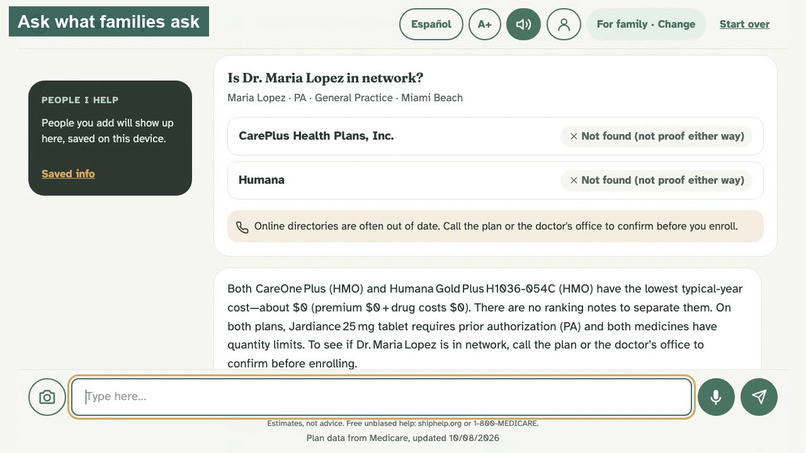 Medicare Helper – screenshot 2