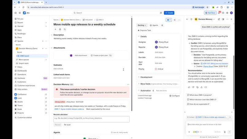 Decision Memory – screenshot 2