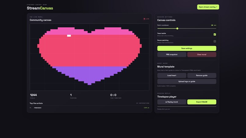 StreamCanvas – screenshot 2