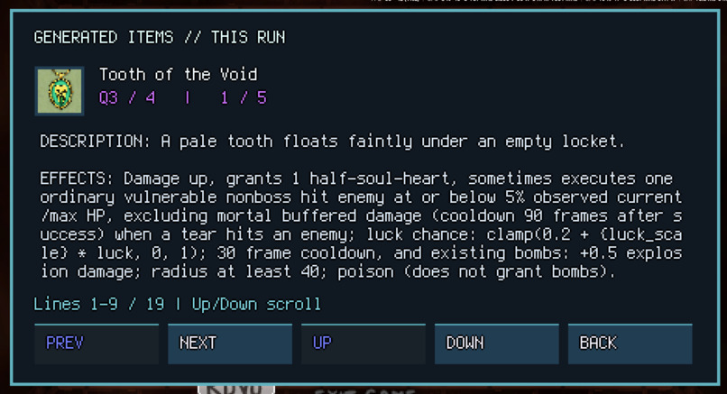 tboi-agent – screenshot 2