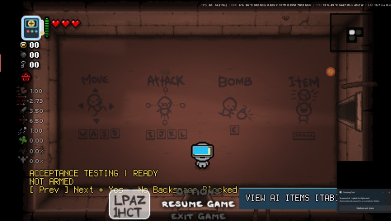 tboi-agent – screenshot 3