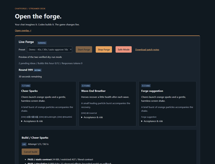 ChatForge – screenshot 1