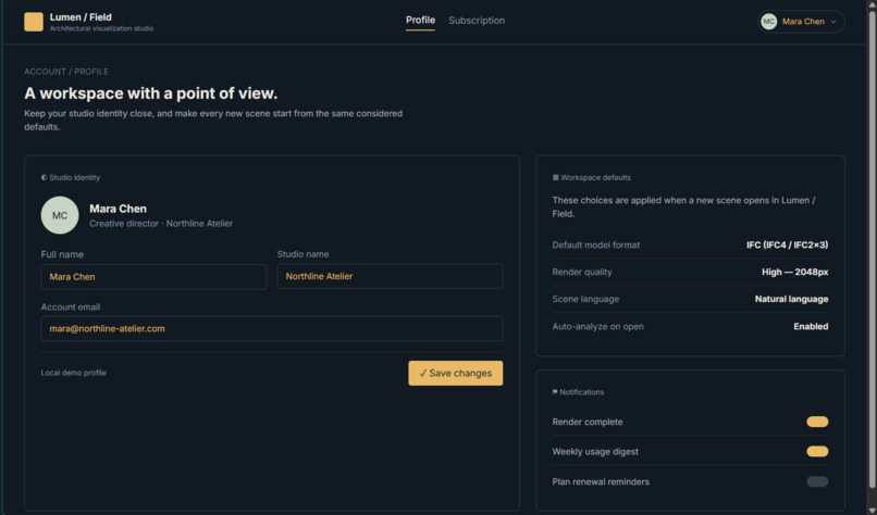 Lumen – screenshot 1