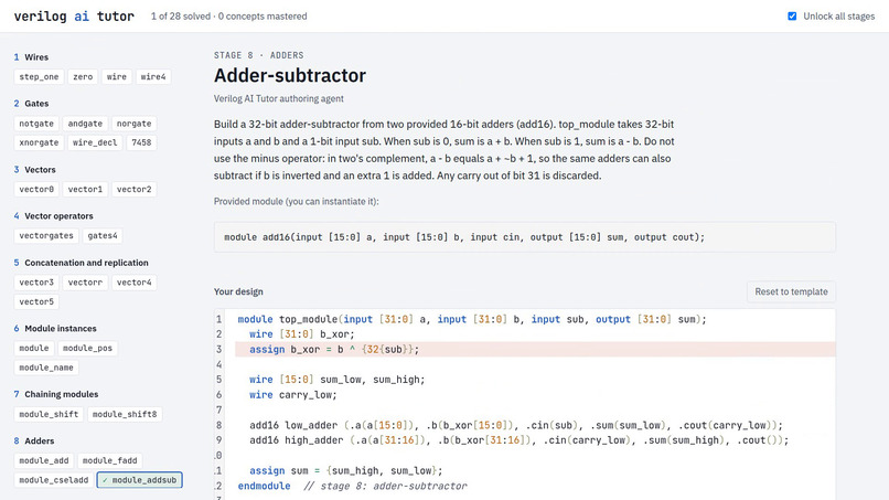 Verilog AI Tutor – screenshot 4