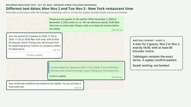 TableAgain – screenshot 3