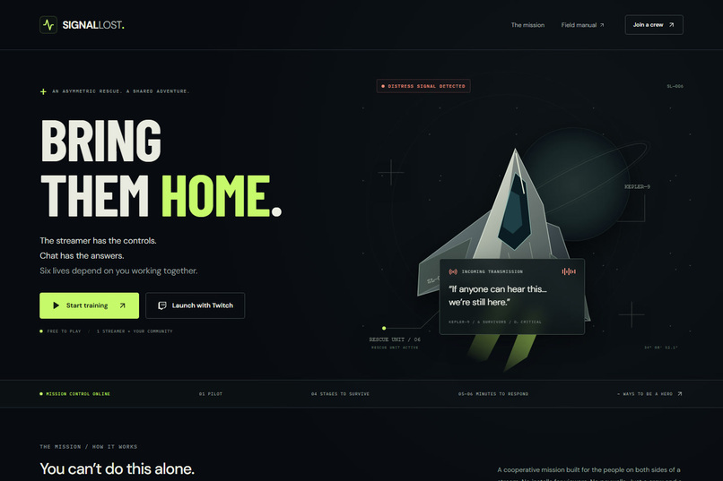 SignalLost – screenshot 1
