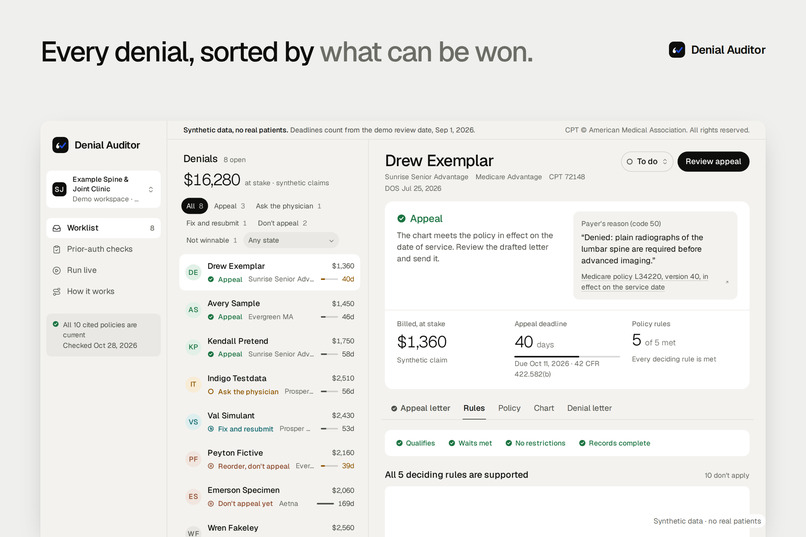 Denial Auditor – screenshot 4