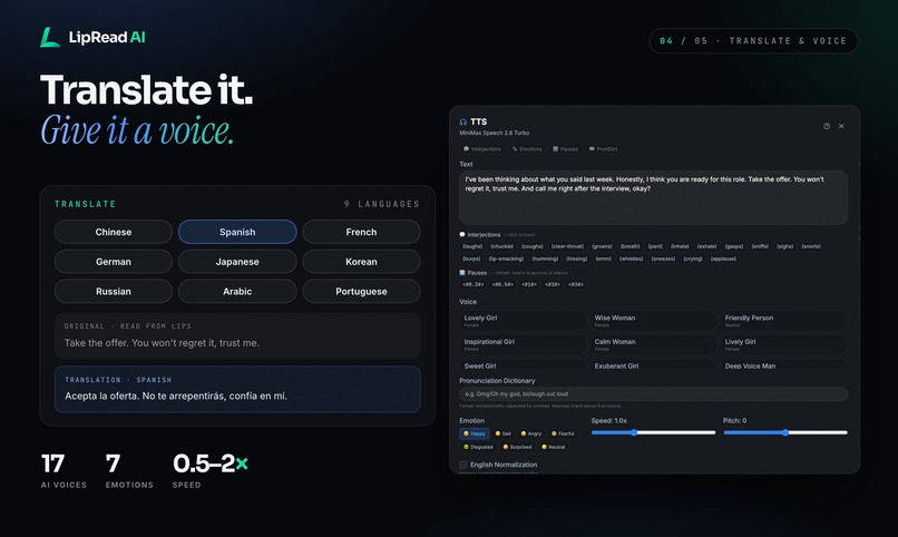 LipRead AI – screenshot 2
