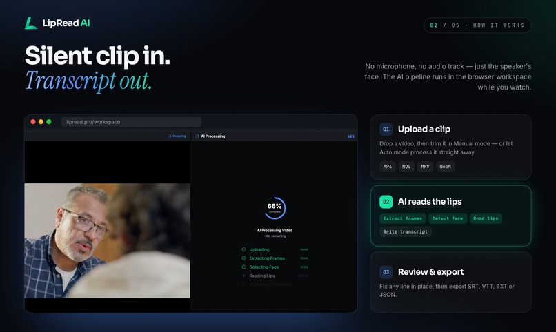 LipRead AI – screenshot 3