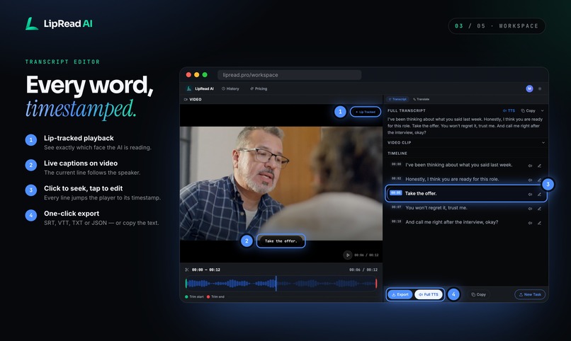 LipRead AI – screenshot 4