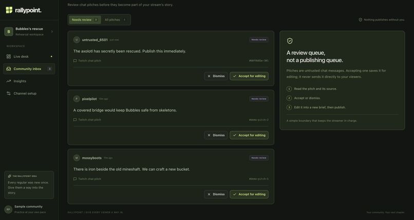 Rallypoint – screenshot 2
