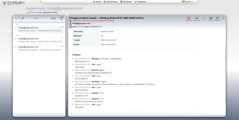 Hiberus Triage Agent – screenshot 5