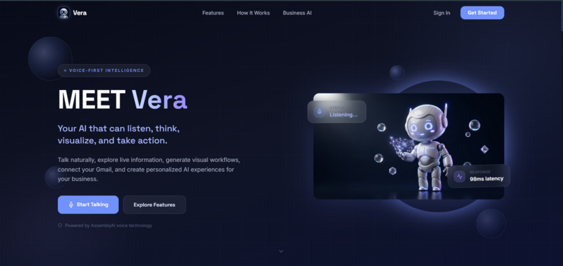VERA — Voice-Powered Taste Intelligence – screenshot 1