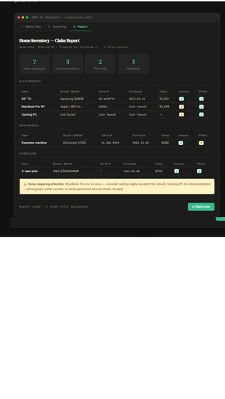 claim-ready – screenshot 4