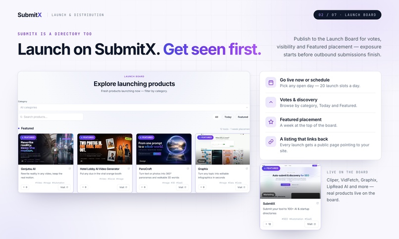 SubmitX  – screenshot 1