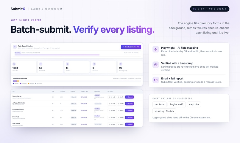 SubmitX  – screenshot 2