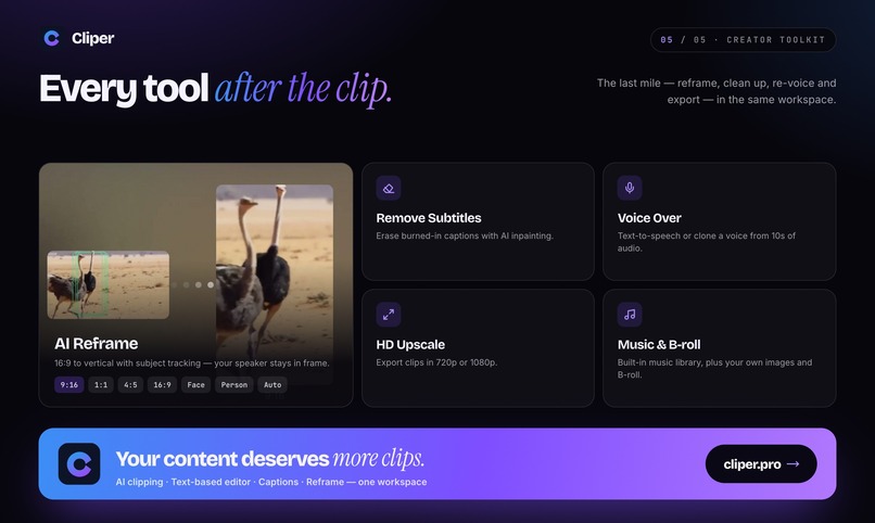 Cliper AI – screenshot 2