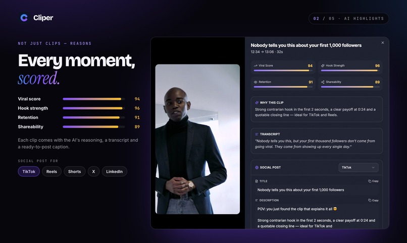 Cliper AI – screenshot 3