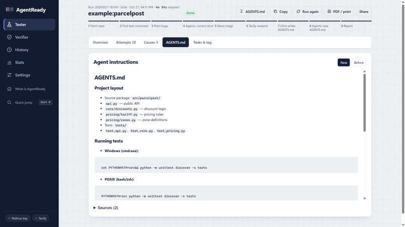 AgentReady – screenshot 5