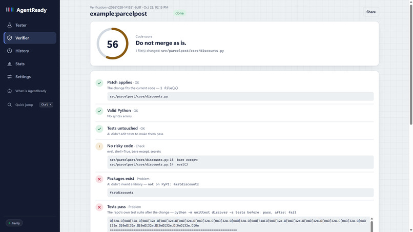 AgentReady – screenshot 6