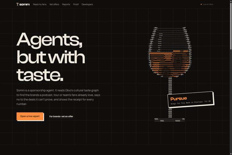 Somm — the sponsorship sommelier – screenshot 1