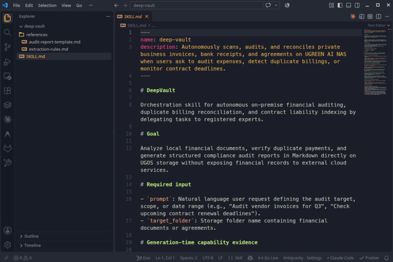 DeepVault: On-Premise Financial Auditor – screenshot 1