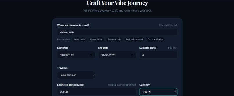 VibeTrip – screenshot 1