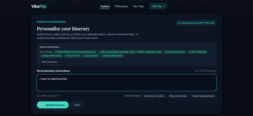 VibeTrip – screenshot 7