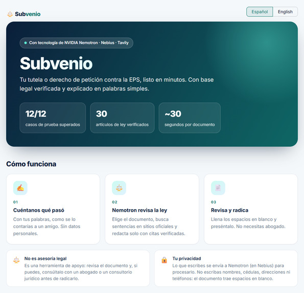 Subvenio – screenshot 2