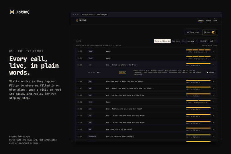 NotOnQ – screenshot 2