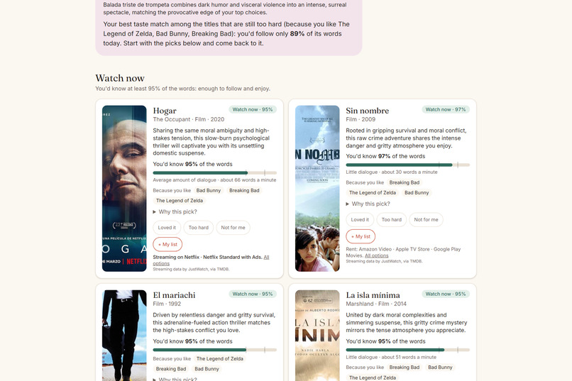 Comprende – screenshot 4