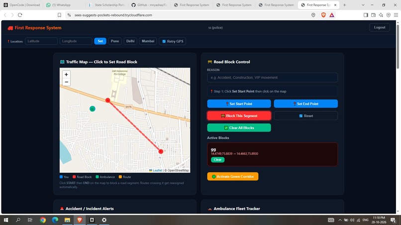 First response system  – screenshot 4