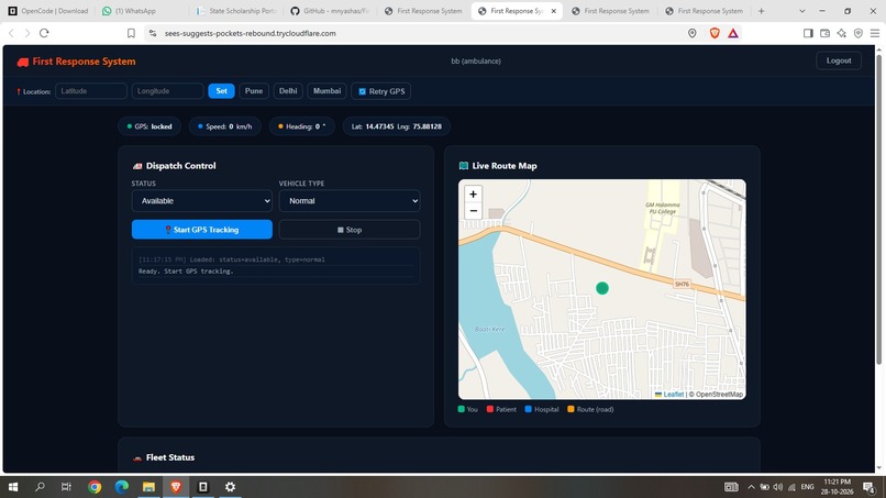 First response system  – screenshot 5