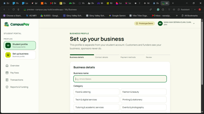 CampusPay – screenshot 1
