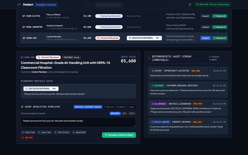 Dealact – screenshot 3