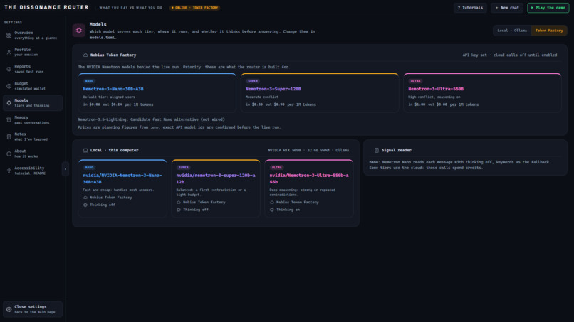 The Dissonance router – screenshot 8