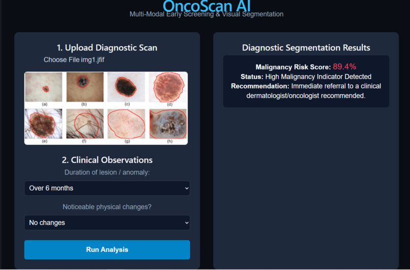 OncoScan AI – screenshot 2