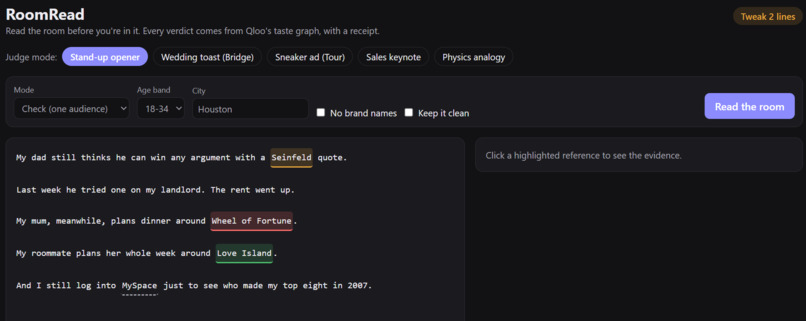 RoomRead – screenshot 1