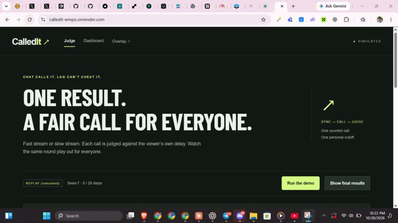 CalledIt – screenshot 2