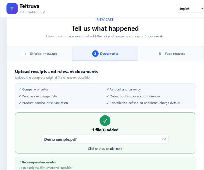 Teltruva – screenshot 2