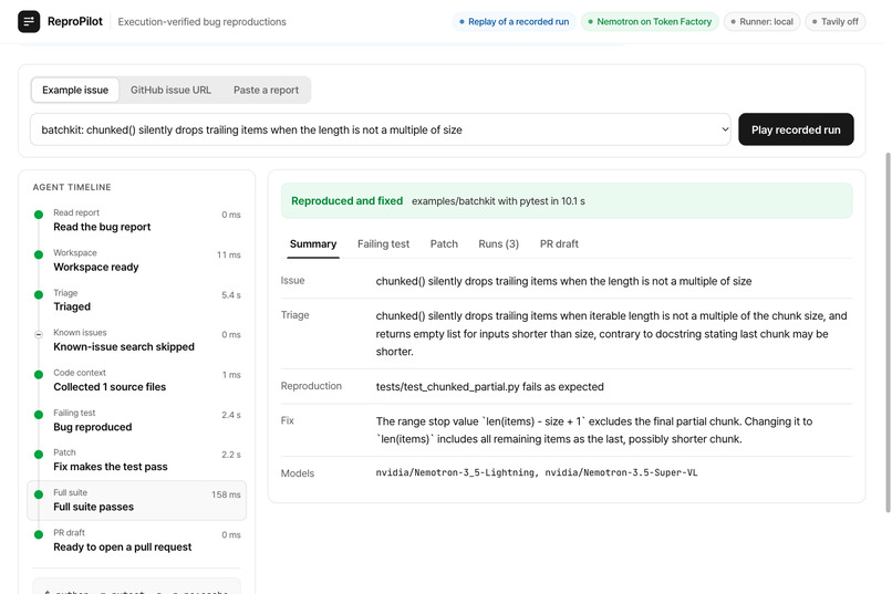 ReproPilot – screenshot 1