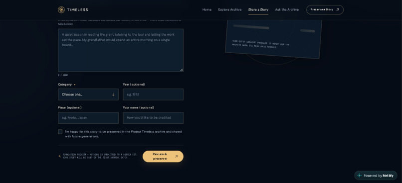 Timeless – screenshot 1