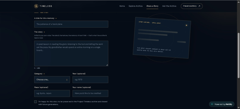 Timeless – screenshot 2
