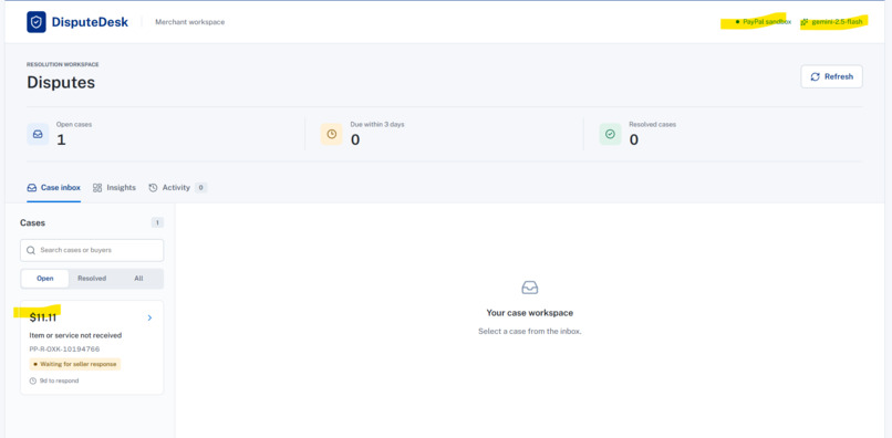 DisputeDesk – screenshot 3