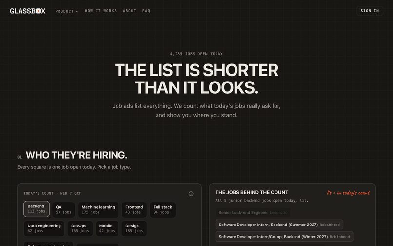 GlassBox – screenshot 1