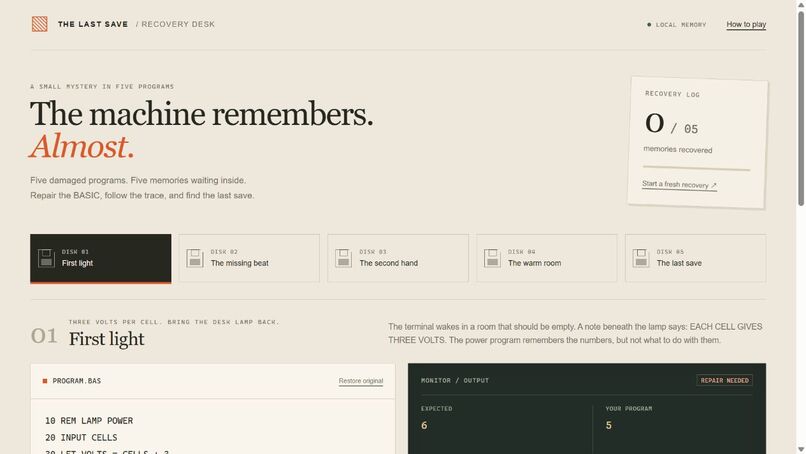 The Last Save – screenshot 1