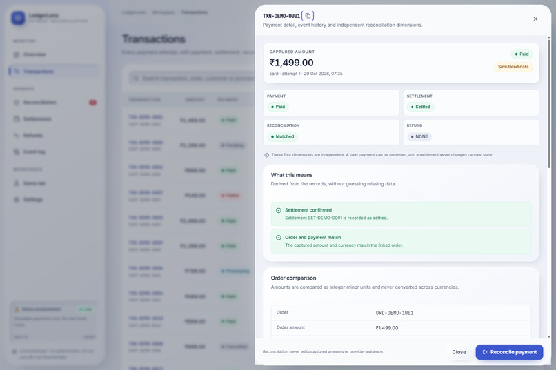 LedgerLens – screenshot 1